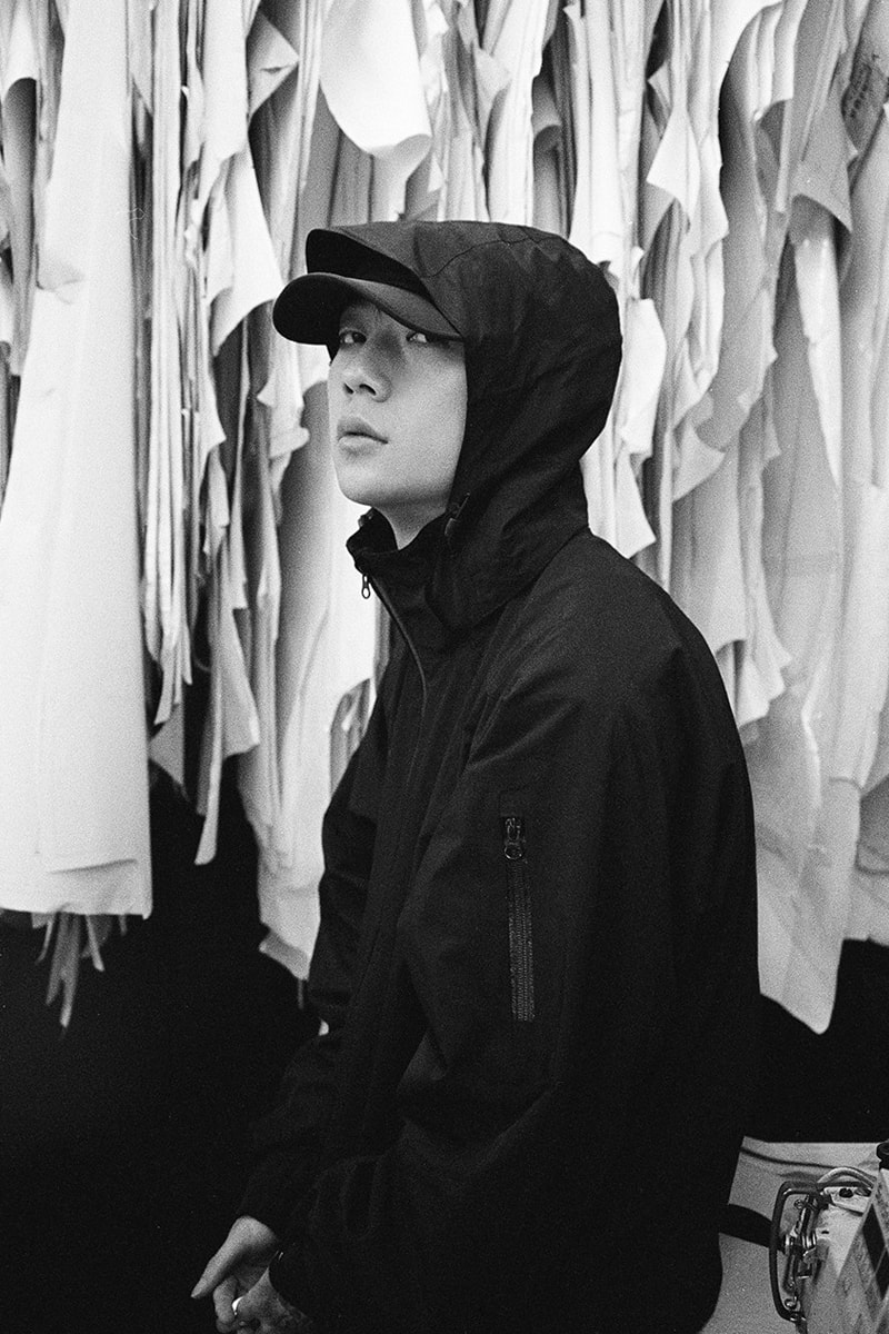 Woo Won Jae BLACK OUT Merch Hyein Seo Capsule Pop Up Release Info Jacket hoodie T shirt Pants bag Pack ring Hat Cap White AOMG