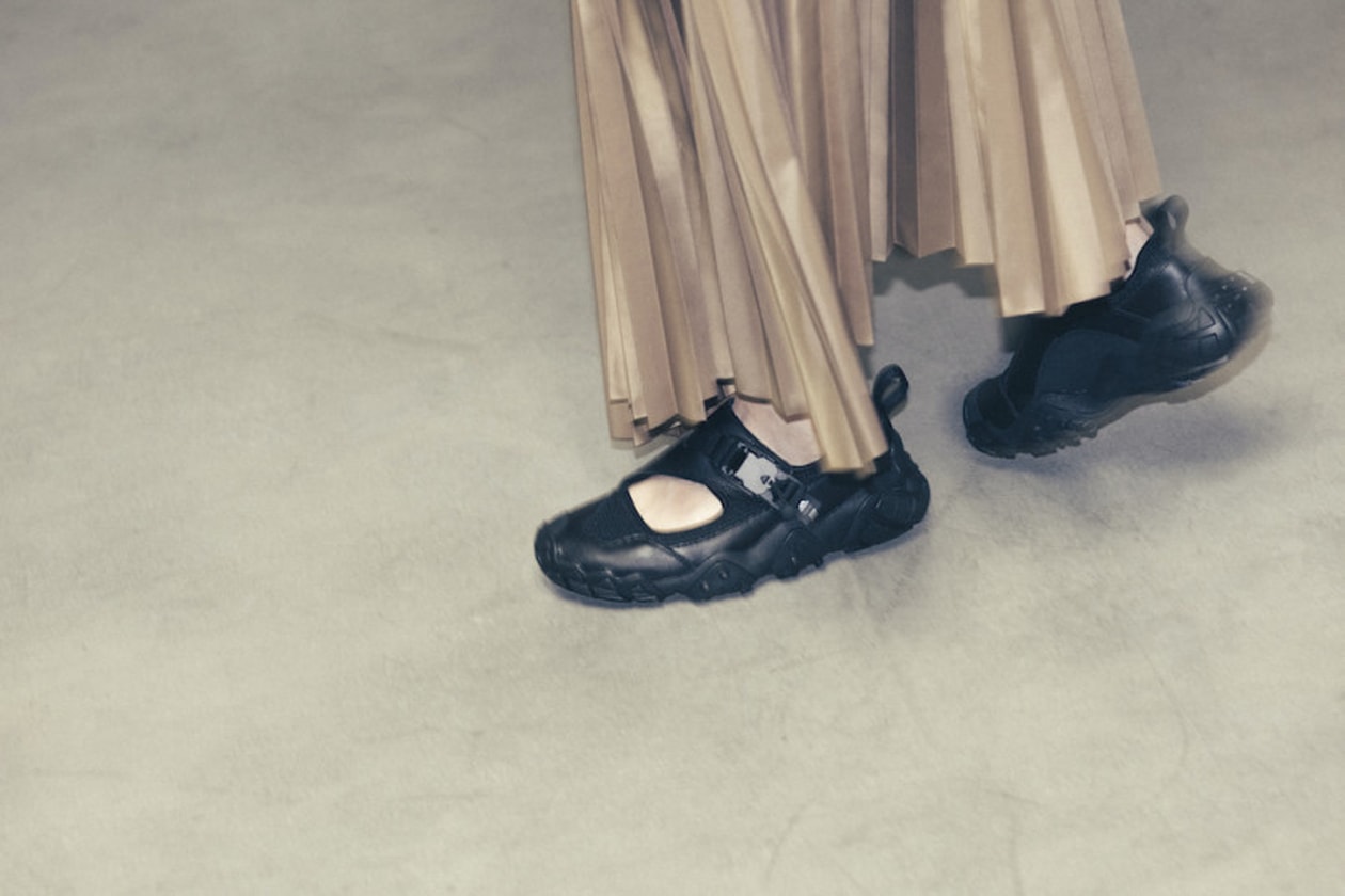 HYKE x adidas Fall/Winter 2020 Collaboration Collection fw20 seeulater feet you wear fyw sneakers consortium clothing apparel release date info buy japan november 25 drop colorway xta sandal boot white olive black tan jacket poncho skirt shirt tee logo Miho Nonaka