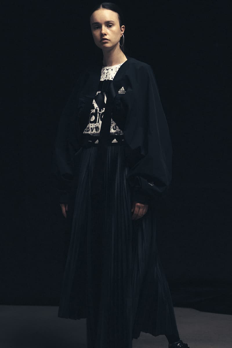 HYKE x adidas Fall/Winter 2020 Collaboration Collection fw20 seeulater feet you wear fyw sneakers consortium clothing apparel release date info buy japan november 25 drop colorway xta sandal boot white olive black tan jacket poncho skirt shirt tee logo Miho Nonaka