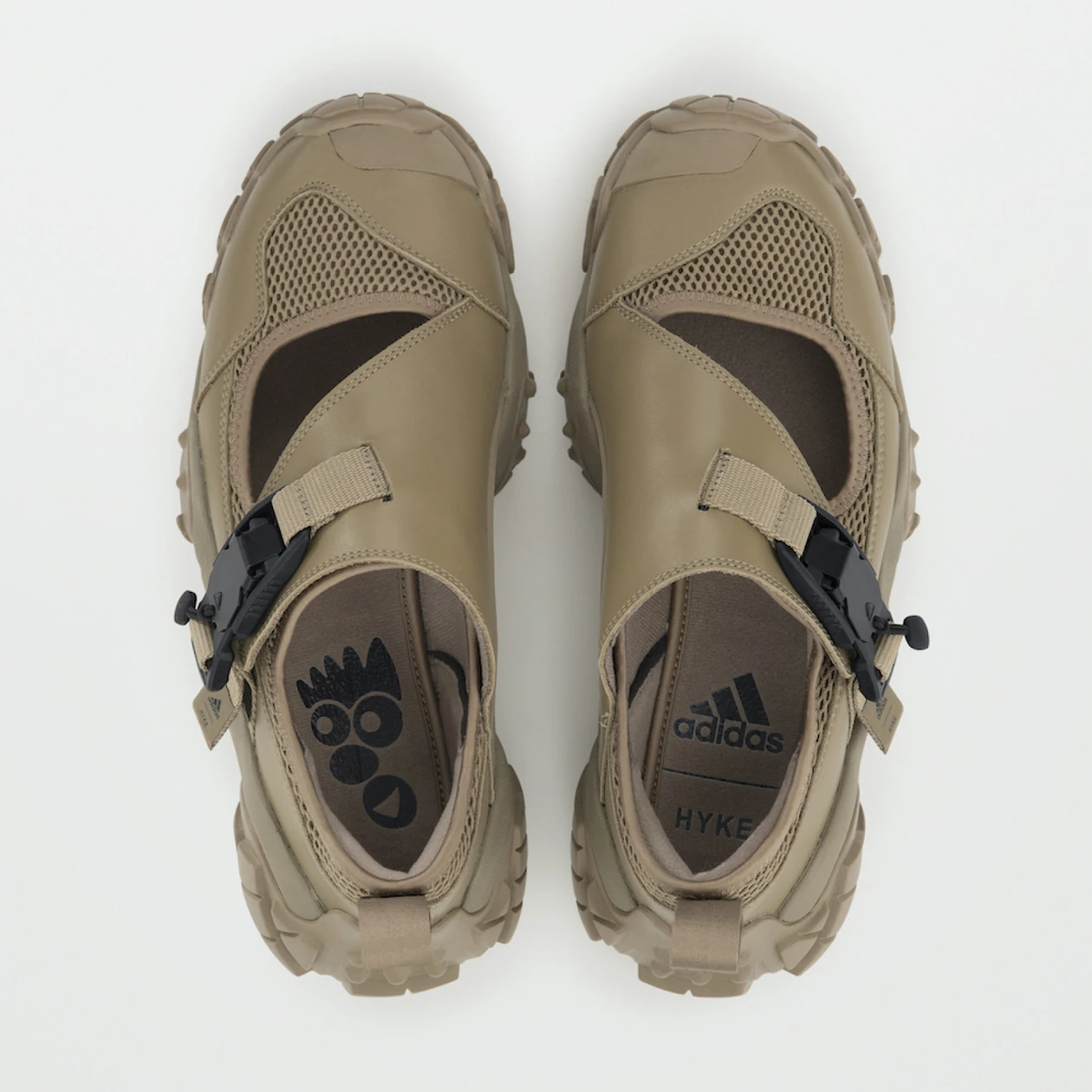  HYKE x adidas Originals Collaboration Fall/Winter 2020 Collection Sneaker FYW XTA Hiking Shoe Black Tan