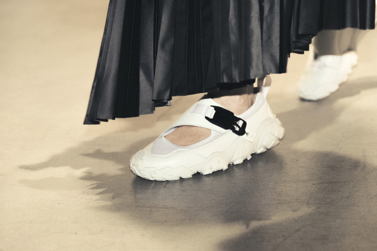HYKE x adidas Fall/Winter 2020 Collaboration Collection fw20 seeulater feet you wear fyw sneakers consortium clothing apparel release date info buy japan november 25 drop colorway xta sandal boot white olive black tan jacket poncho skirt shirt tee logo Miho Nonaka