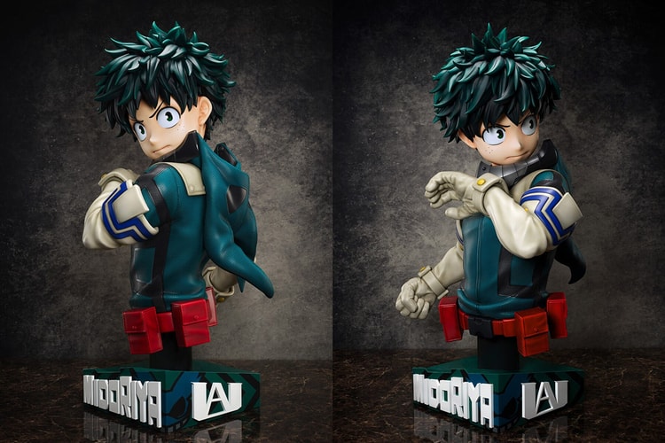 FuRyu's 1/1 Life-Size Bust of Izuku Midoriya from 'My Hero Academia' Costs $5,000 USD