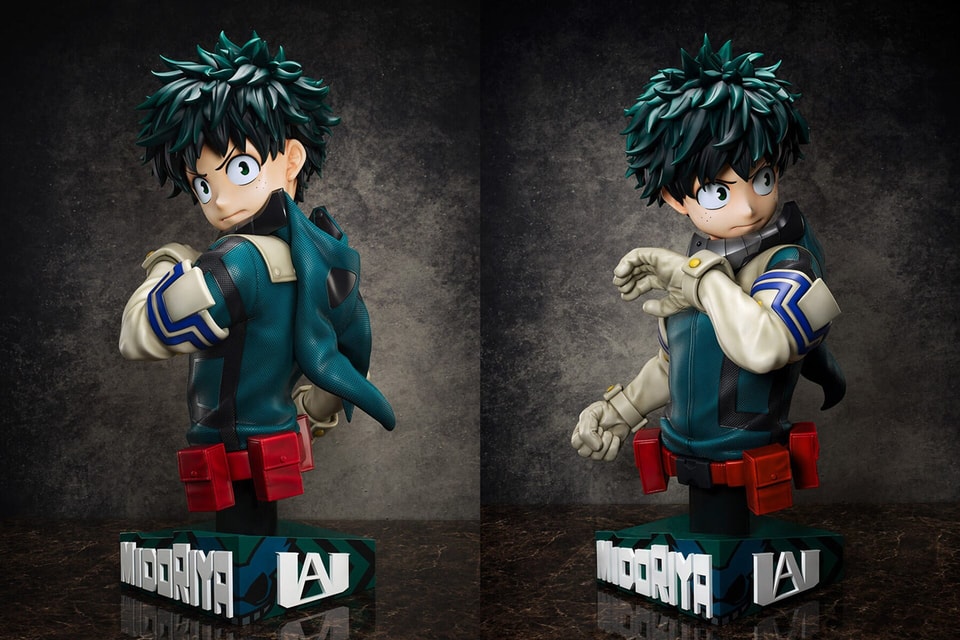 Izuku Midoriya My Hero Academia Life Size Bust Hypebeast