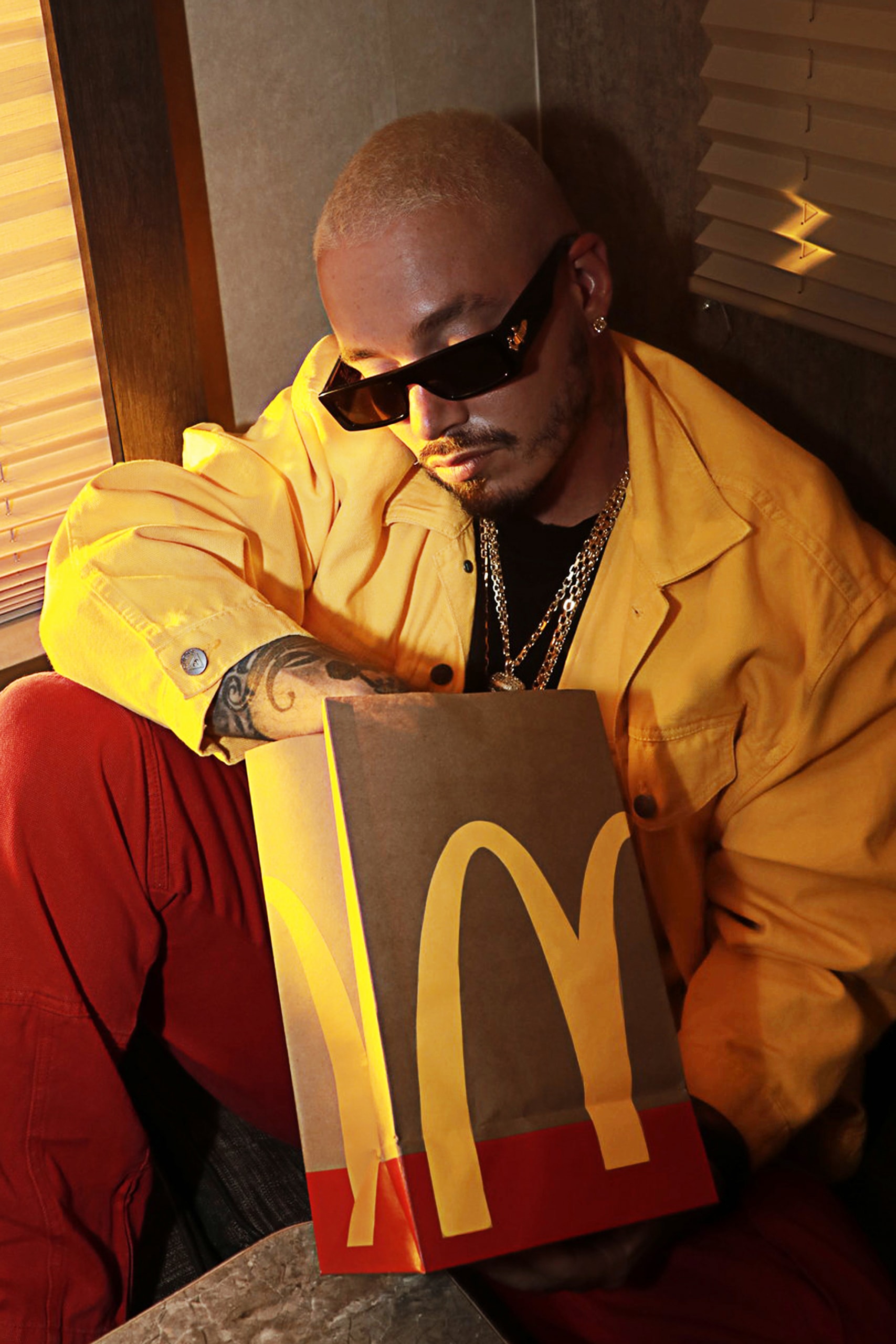 j balvin mcdonalds artist meal collaboration big mac oreo mcflurry fries ketchup 