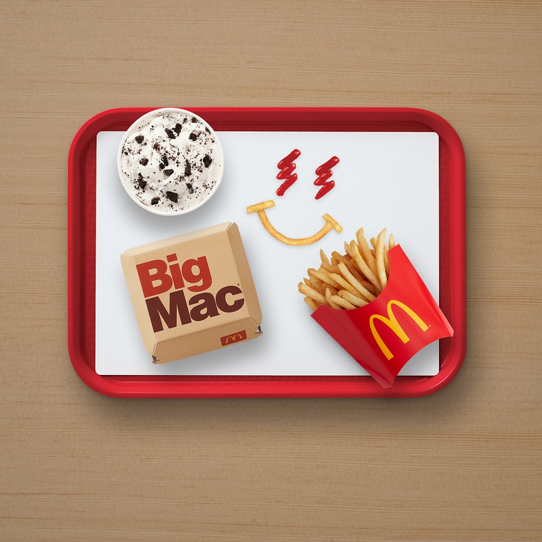 j balvin mcdonalds artist meal collaboration big mac oreo mcflurry fries ketchup 