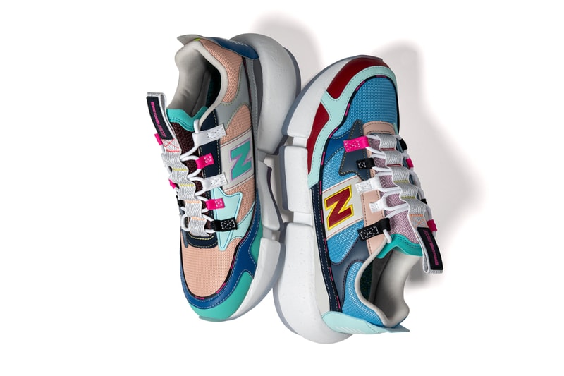 jaden smith new balance vision racer surplus recycled materials multicolor sustainable vegan official signature shoe release date info photos price store list buying guide