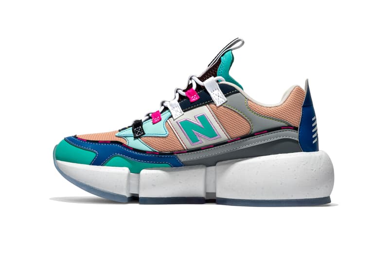 jaden smith new balance vision racer surplus recycled materials multicolor sustainable vegan official signature shoe release date info photos price store list buying guide