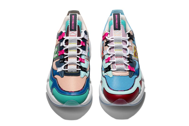 jaden smith new balance vision racer surplus recycled materials multicolor sustainable vegan official signature shoe release date info photos price store list buying guide