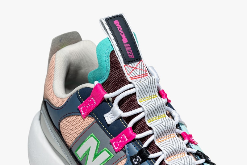 jaden smith new balance vision racer surplus recycled materials multicolor sustainable vegan official signature shoe release date info photos price store list buying guide