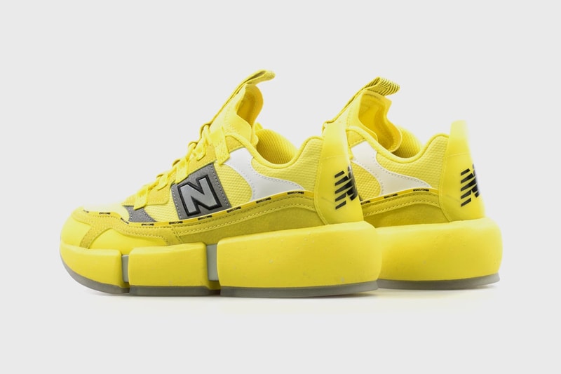 jaden smith new balance vision racer bright yellow black gray official release date info photos price store list buying guide