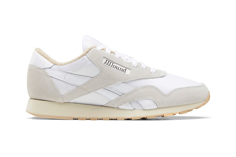 jjjjound reebok nylon classic second release collaboration sneaker white beige where to buy how much where to cop