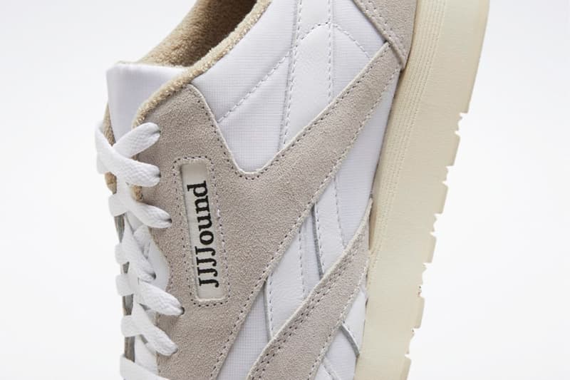 jjjjound reebok nylon classic second release collaboration sneaker white beige where to buy how much where to cop