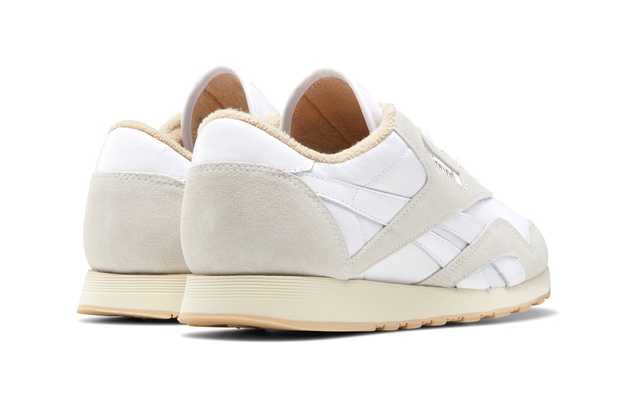 jjjjound reebok nylon classic second release collaboration sneaker white beige where to buy how much where to cop