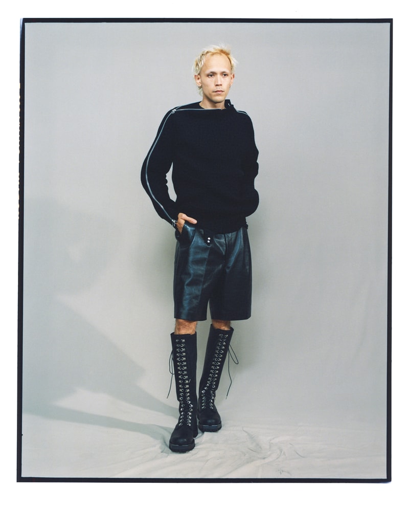 John Lawrence Sullivan Spring/Summer 2021 Collection lookbook ss21 robert mapplethorpe fetish culture leather