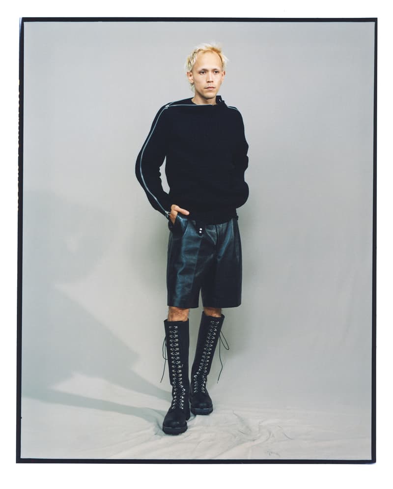 John Lawrence Sullivan Spring/Summer 2021 Collection lookbook ss21 robert mapplethorpe fetish culture leather