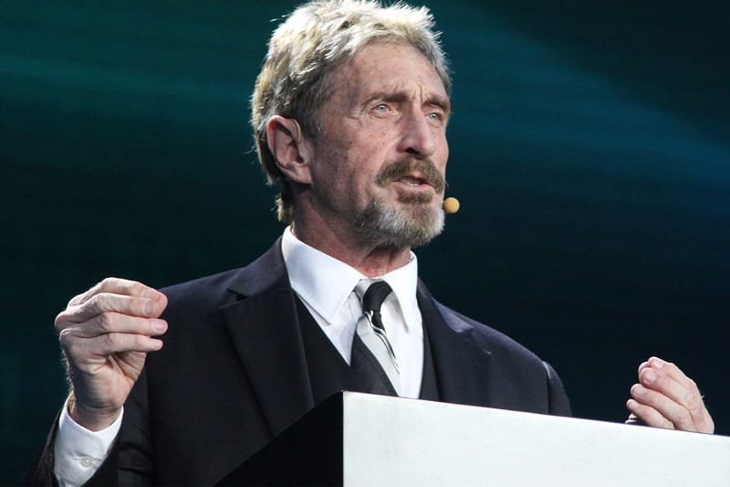 John McAfee Charged With Crypto Fraud and Tax Evasion
