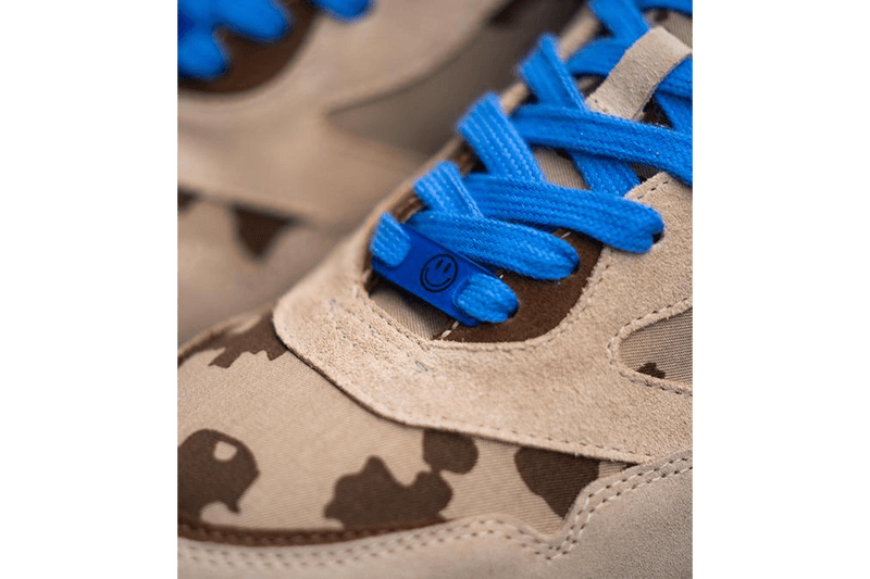 KangaROOS Ultimate Made In Germany "Veteran Desert" Release Information Closer First Look United Nations Day Blue Helmet Suede Leather Camouflaged Print Pattern Colorway 