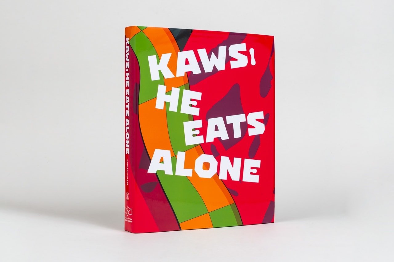 kaws he eats alone clothbound book doha qatar exhibition 