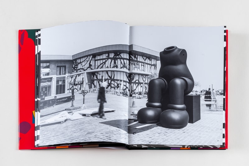 kaws he eats alone clothbound book doha qatar exhibition 
