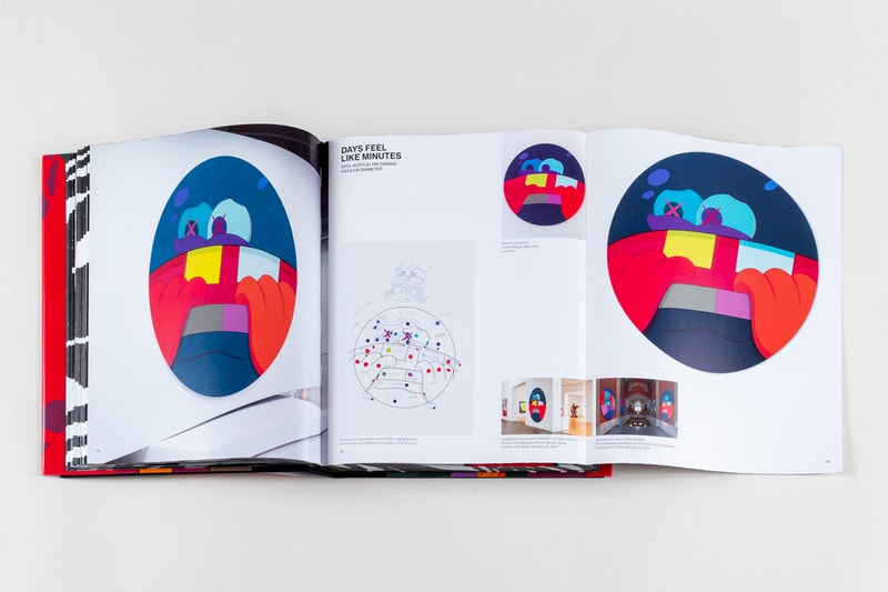kaws he eats alone clothbound book doha qatar exhibition 