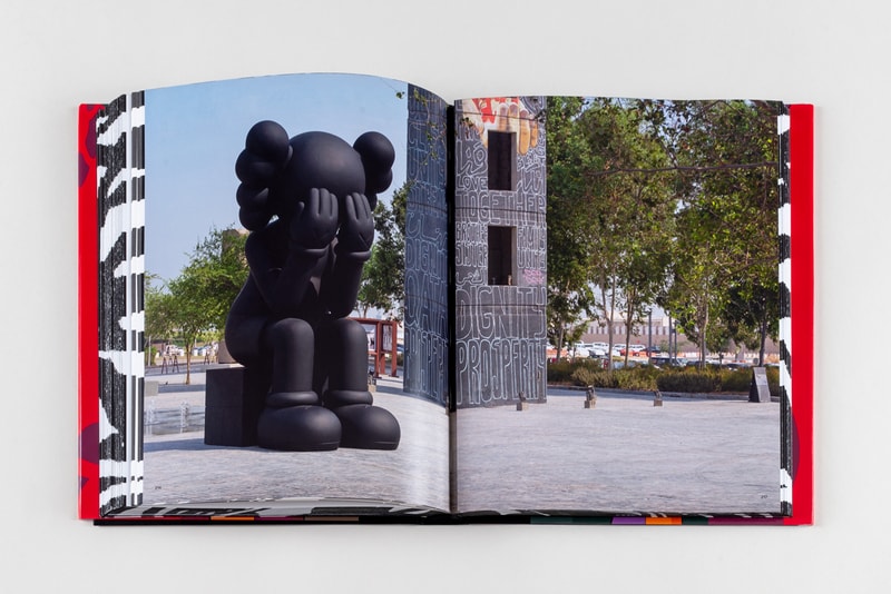 kaws he eats alone clothbound book doha qatar exhibition 