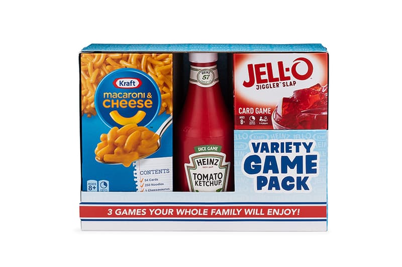 Kraft HEINZ Releases Three-Pack Variety Board Game JELL-O Macaroni & Cheese HEINZ Ketchup brands foot games Big G Creative