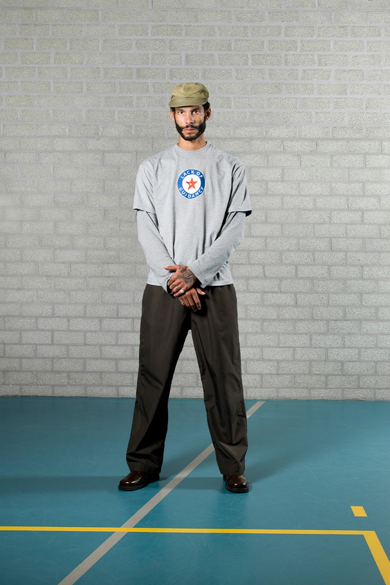 lack of guidance fall winter 2020 release football apparel design Amsterdam brand label menswear football