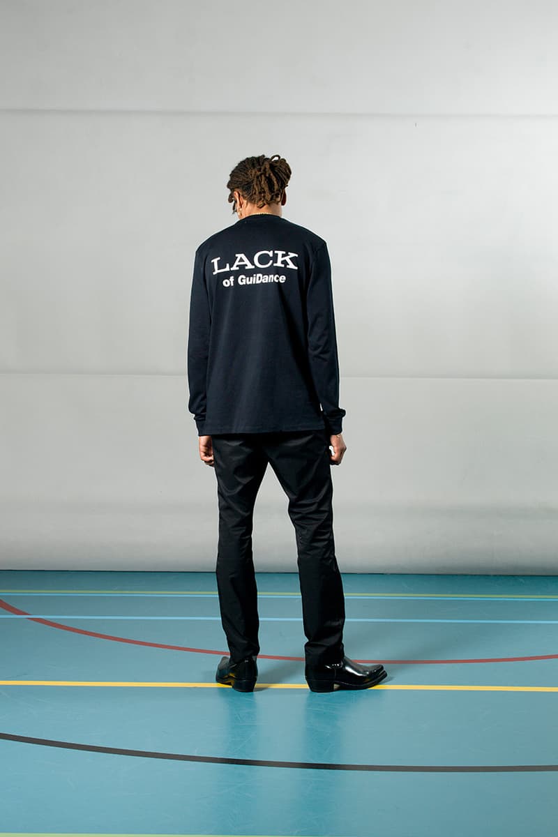 lack of guidance fall winter 2020 release football apparel design Amsterdam brand label menswear football