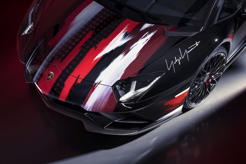 Lamborghini Aventador S x Yohji Yamamoto Car, Capsule clothing apparel collaboration collection roppongi hills japan release date info buy color lounge tokyo