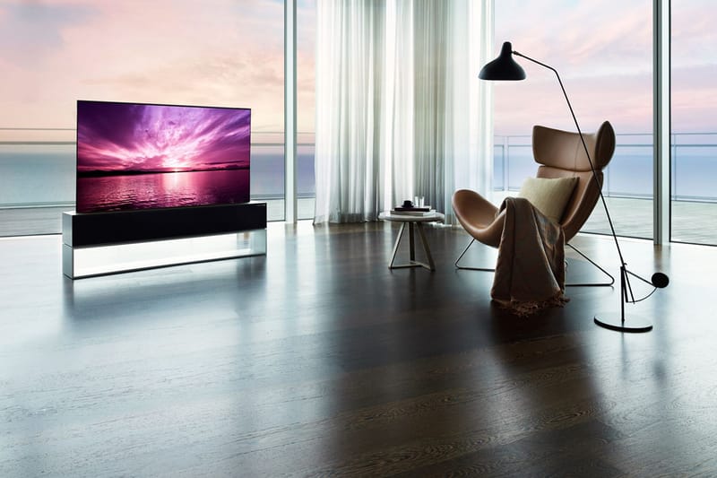 LG's SIGNATURE OLED R Rollable TV Hides Away Out of Sight for $87,000 USD