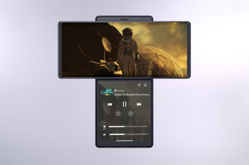 LG's WING Smartphone Sees a Swivelling Second Screen Korea South Korean tech mobile movies videos recording entertainment gadgets 5G communication