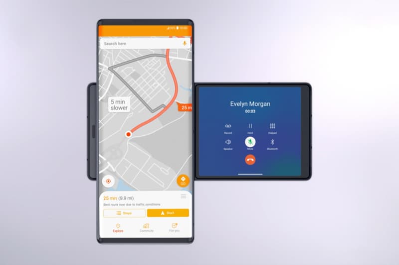 LG's WING Smartphone Sees a Swivelling Second Screen Korea South Korean tech mobile movies videos recording entertainment gadgets 5G communication
