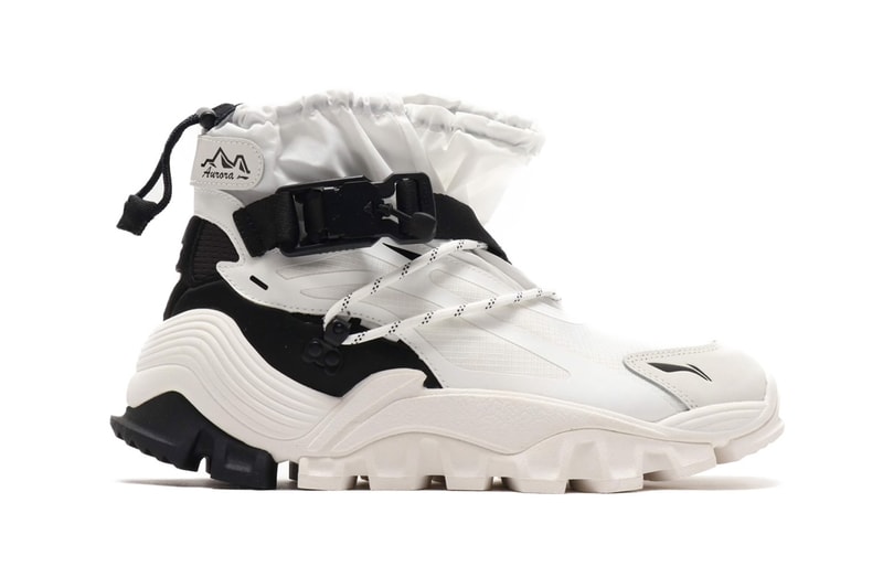 Li-ning gaiter boot white black fall winter 2020 release information