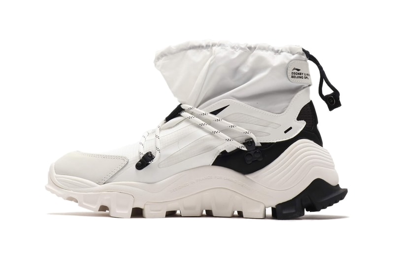 Li-ning gaiter boot white black fall winter 2020 release information