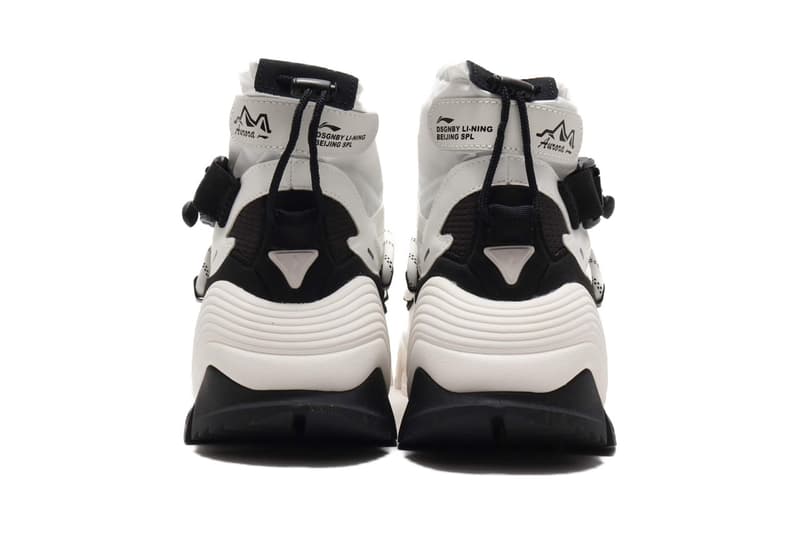 Li-ning gaiter boot white black fall winter 2020 release information