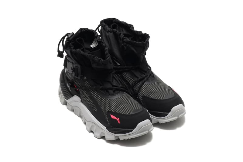 Li-ning gaiter boot white black fall winter 2020 release information