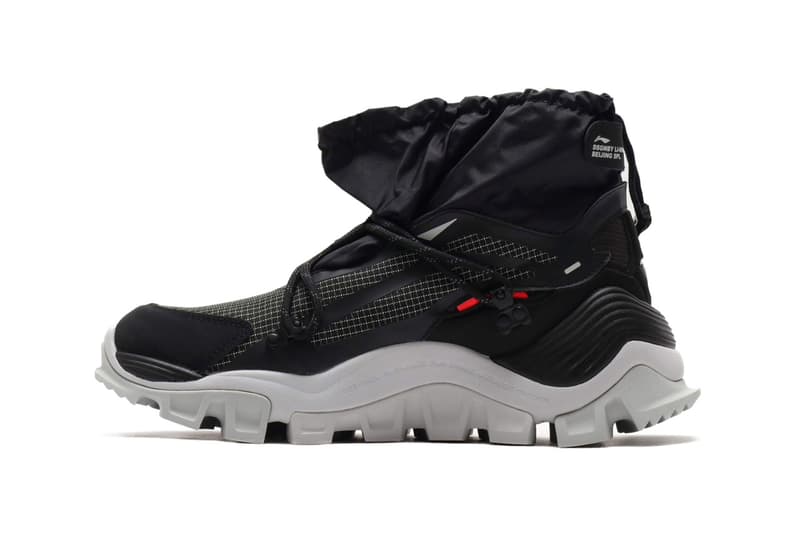 Li-ning gaiter boot white black fall winter 2020 release information