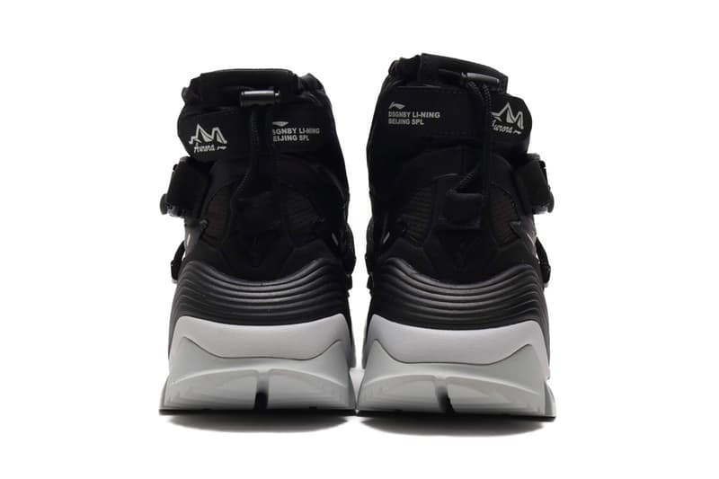 Li-ning gaiter boot white black fall winter 2020 release information