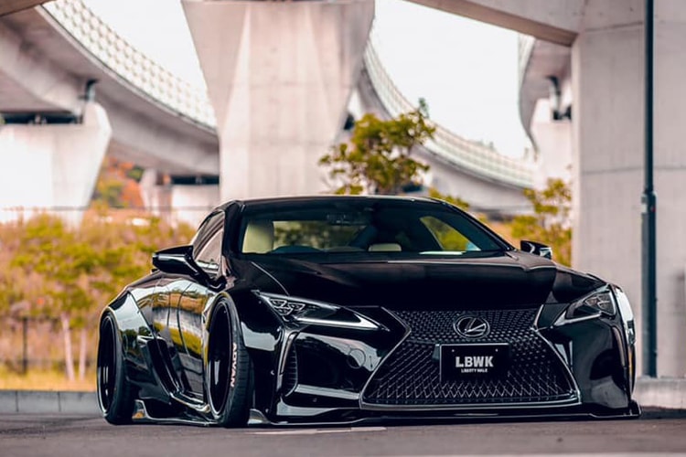 Liberty Walk Gives the Lexus LC500 a Wide Body Makeover