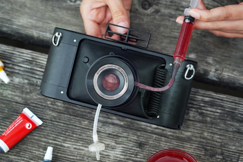 Lomography HydroChrome Suttons Panoramic Belair Camera technology liquid filled lens lza sproket holes 