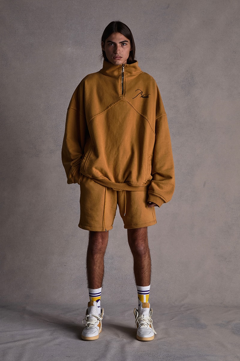 Los Angeles Lakers RHUDE Collection Capsule Release New Era Snapback Cap Hat Socks Jacket Pants T shirt 