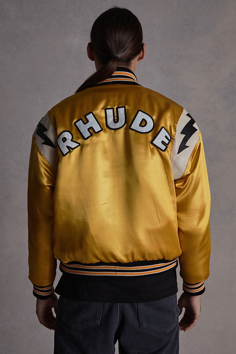 Los Angeles Lakers RHUDE Collection Capsule Release New Era Snapback Cap Hat Socks Jacket Pants T shirt 
