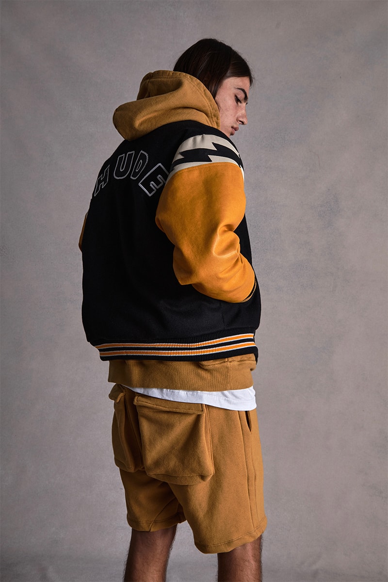 Los Angeles Lakers RHUDE Collection Capsule Release New Era Snapback Cap Hat Socks Jacket Pants T shirt 