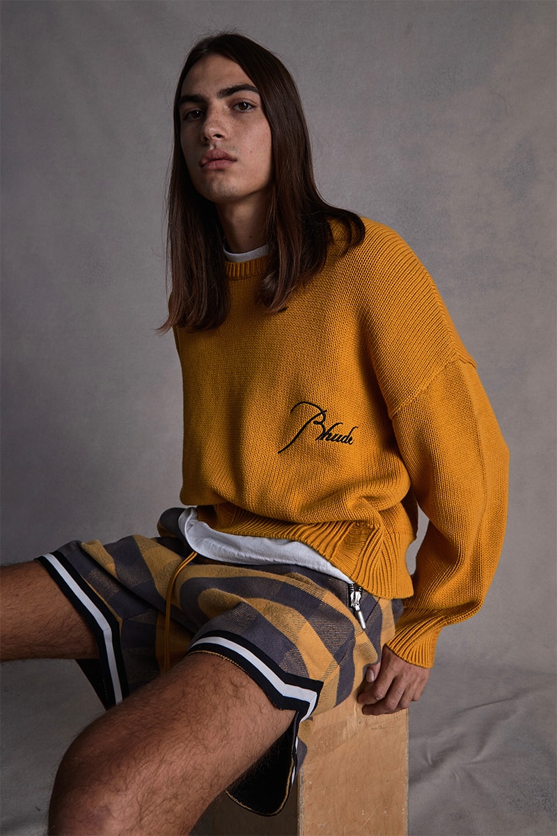 Los Angeles Lakers RHUDE Collection Capsule Release New Era Snapback Cap Hat Socks Jacket Pants T shirt 