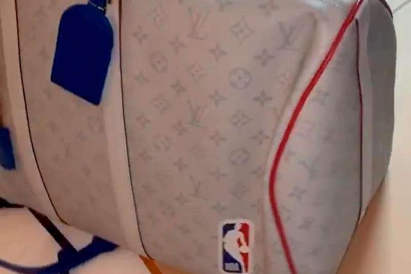 nba lv duffle bag