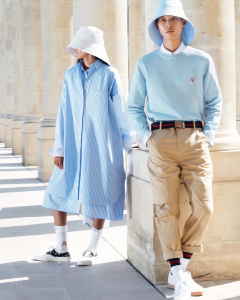 Maison Kitsuné Spring/Summer 2021 Collection lookbook ss21 marcus claytown menswear womenswear