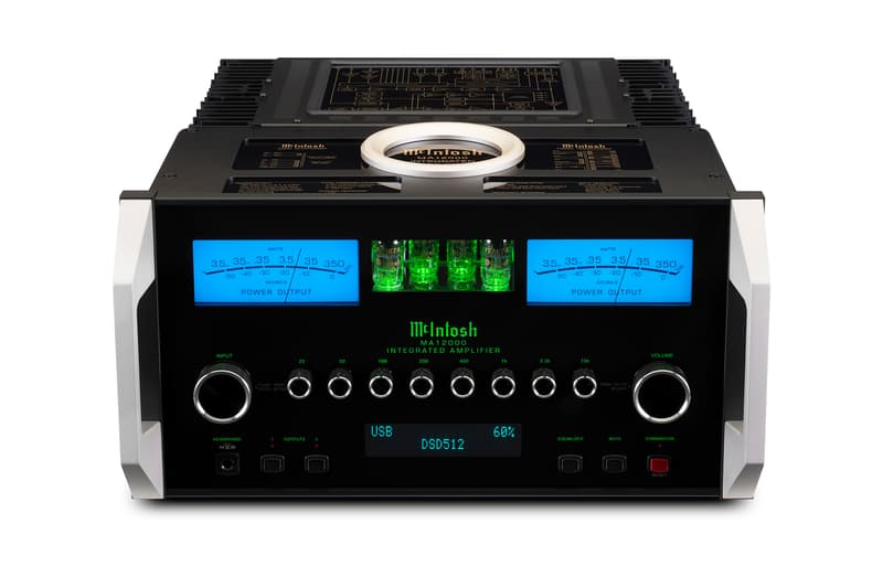 mcintosh labs MA12000 Hybrid Integrated Amplifier info hi-fi power amps music home audio new york tube amps