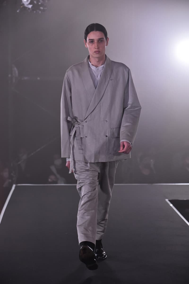 MEANSWHILE Spring/Summer 2021 Runway Collection ss21 menswear technical japan outdoors adventure trek hiking techwear Naohiro Fujisaki Rakuten Fashion Week Tokyo