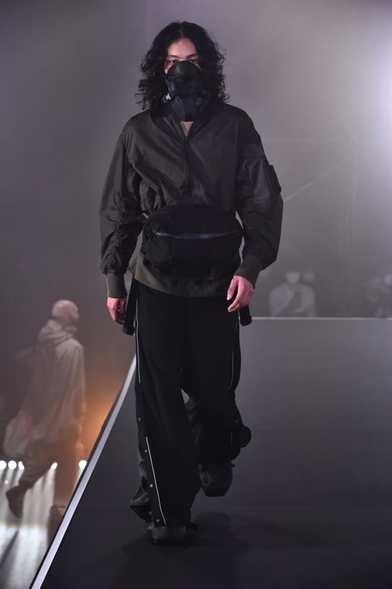 MEANSWHILE Spring/Summer 2021 Runway Collection ss21 menswear technical japan outdoors adventure trek hiking techwear Naohiro Fujisaki Rakuten Fashion Week Tokyo