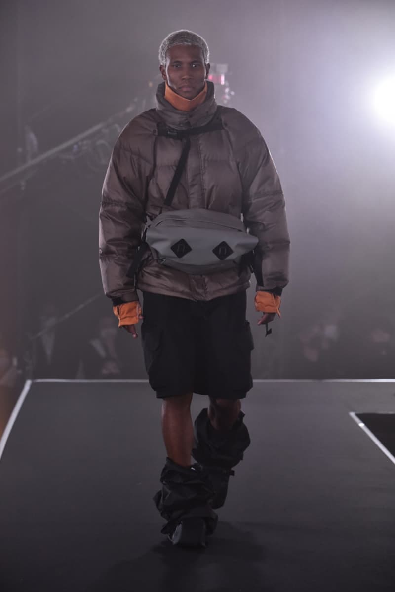 MEANSWHILE Spring/Summer 2021 Runway Collection ss21 menswear technical japan outdoors adventure trek hiking techwear Naohiro Fujisaki Rakuten Fashion Week Tokyo